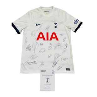 Áo đấu Tottenham Hotspur mùa giải 2023-2024 có chữ ký của toàn đội