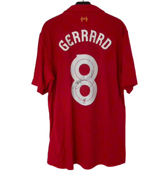 [A1 Sporting có chữ ký] Áo đấu Gerrard Liverpool 1213 có chữ ký