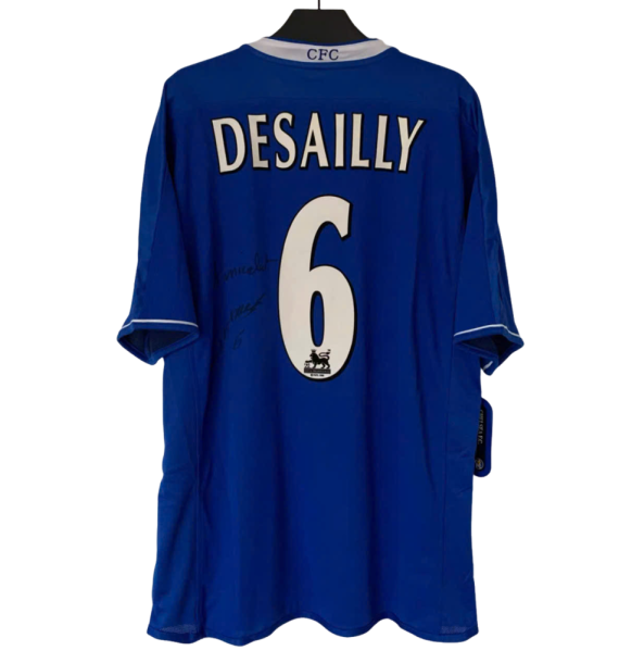 [Có chữ ký] Áo đấu Chelsea 0305 Desailly có chữ ký