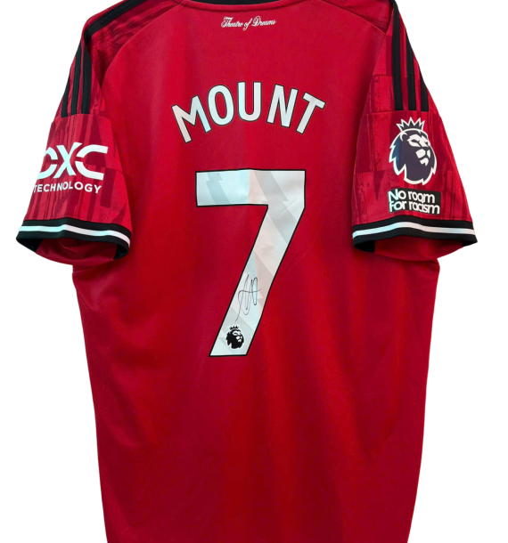 🔥 ÁO ĐẤU MANCHESTER UNITED SIGNED – MASON MOUNT #7 (2023/24) 🔥
