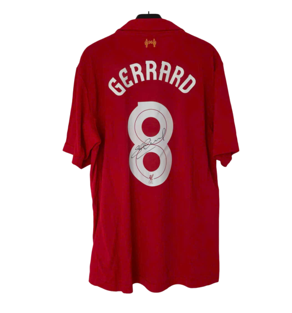 [A1 Sporting có chữ ký] Áo đấu Gerrard Liverpool 1213 có chữ ký