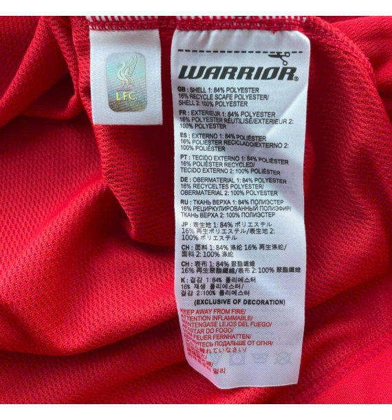 [A1 Sporting có chữ ký] Áo đấu Gerrard Liverpool 1213 có chữ ký