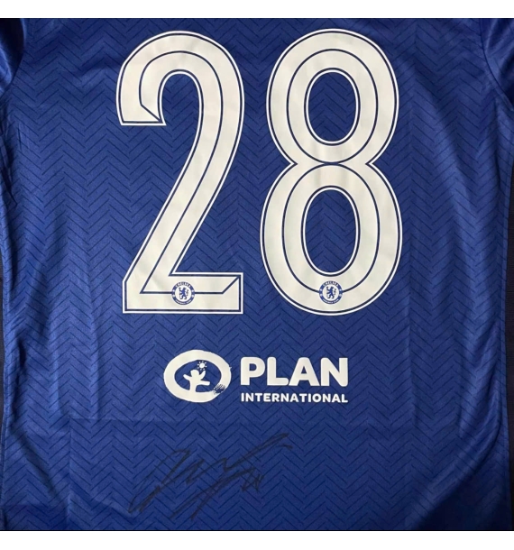 [Có chữ ký] Áo đấu Chelsea 2021 có chữ ký của Azpilicueta