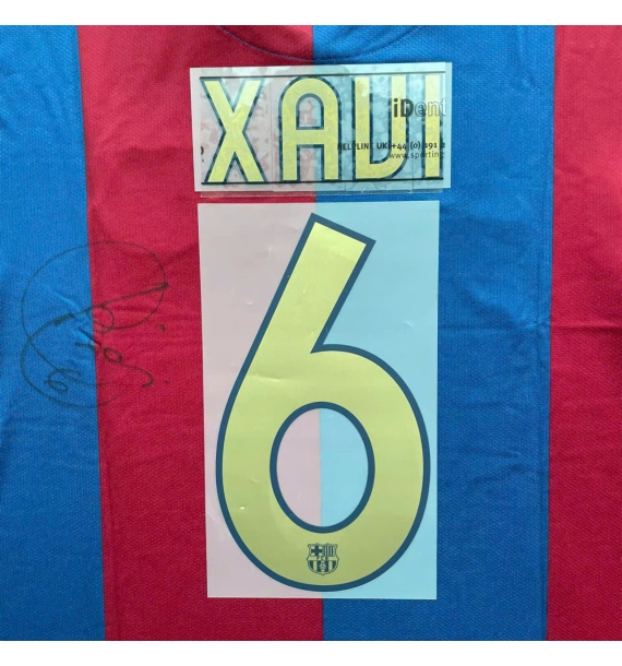 [Có chữ ký] Áo đấu có chữ ký của Xavi Barcelona 06/07