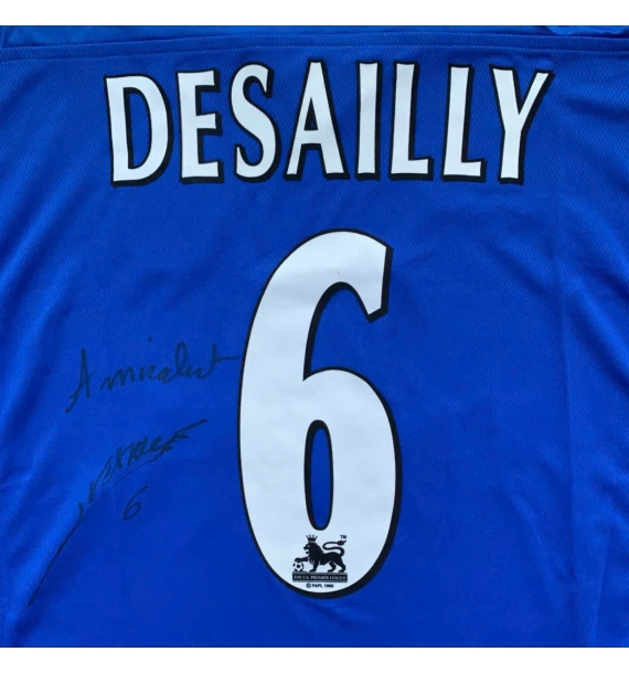 [Có chữ ký] Áo đấu Chelsea 0305 Desailly có chữ ký