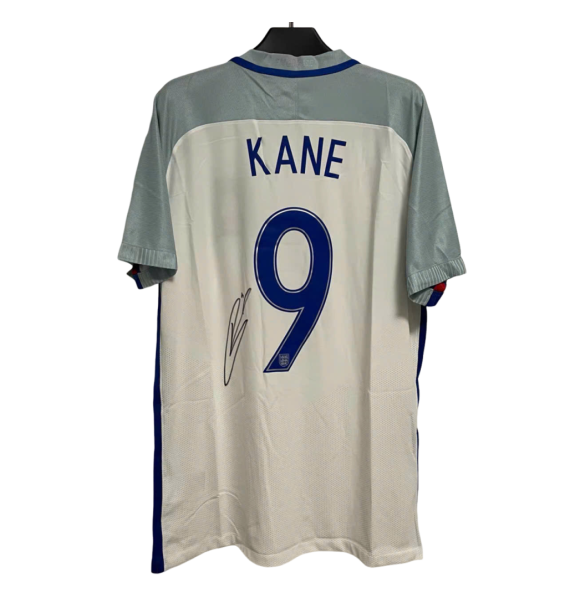 [Phiên bản cầu thủ - Chữ ký] Áo đấu Anh 2016 có chữ ký của Harry Kane