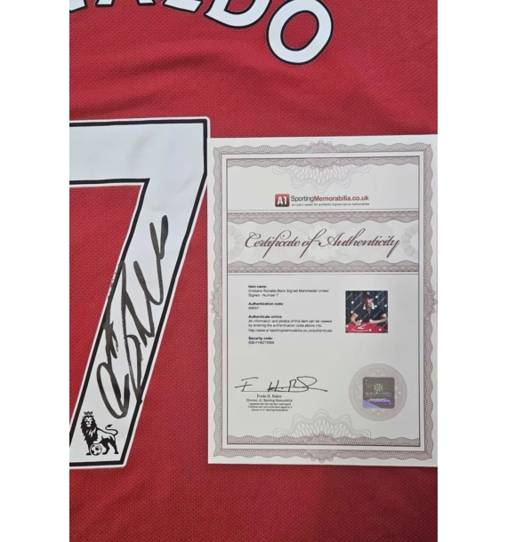 Áo đấu A1 Sporting có chữ ký Cristiano Ronaldo