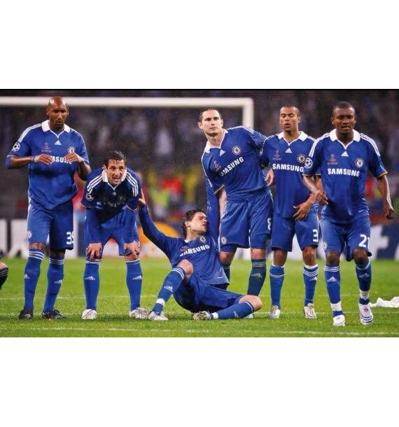 Áo đấu Chelsea năm 2008 có chữ ký của toàn đội