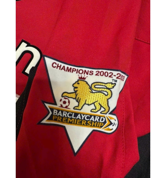 Áo đấu Manchester United mùa giải 2002-2003 sân nhà - Có chữ ký của Fletcher