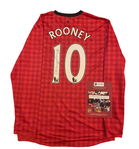 Áo đấu Manchester United có chữ ký của Rooney