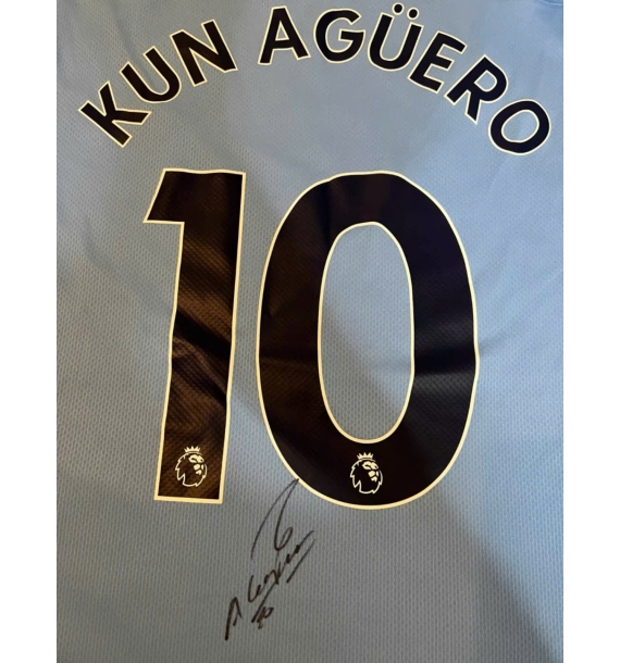 Áo đấu có chữ ký của Sergio Aguero mùa giải 2021