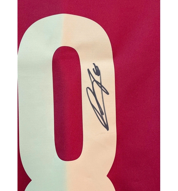 🔥 ÁO ĐẤU BỒ ĐÀO NHA SIGNED – BRUNO FERNANDES #8 (2022/23) – KÈM COA A1 🔥