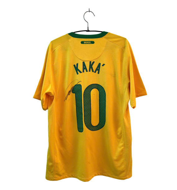🔥 ÁO ĐẤU BRAZIL SIGNED – KAKÁ #10 – SIÊU PHẨM SƯU TẦM 🔥